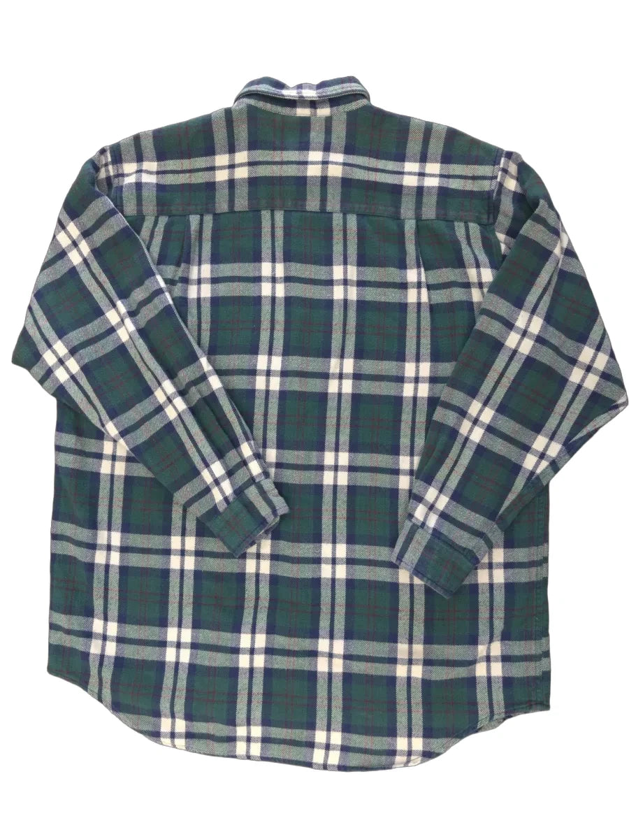 Abercrombie & Fitch Plaid Flannel Big Shirt - back