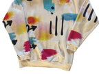 PacSun Abstract Graffiti Print Hoodie White - detail