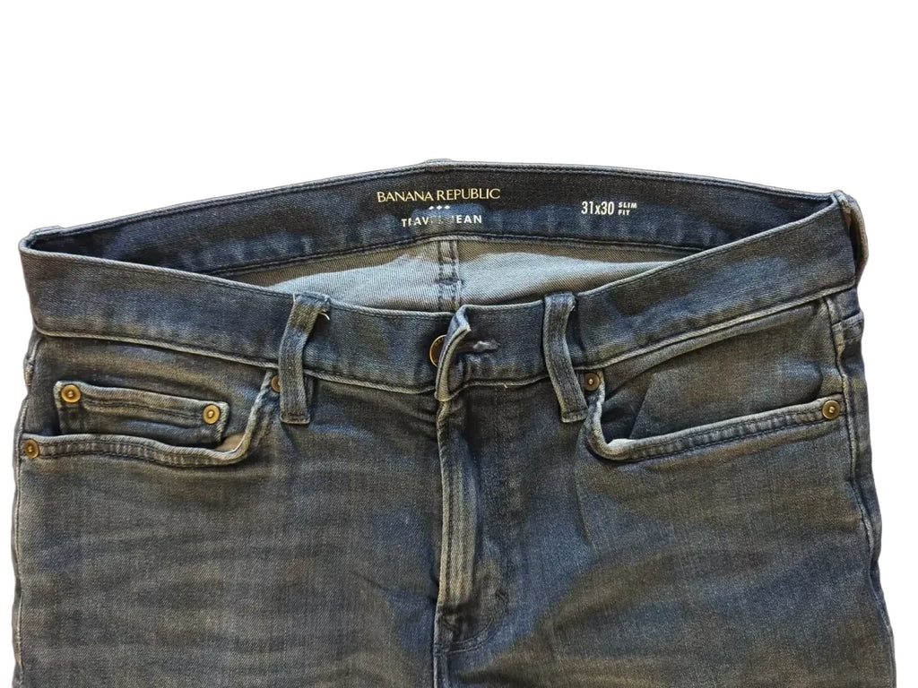 Banana Republic Traveler Slim Fit Stretch Jeans - detail