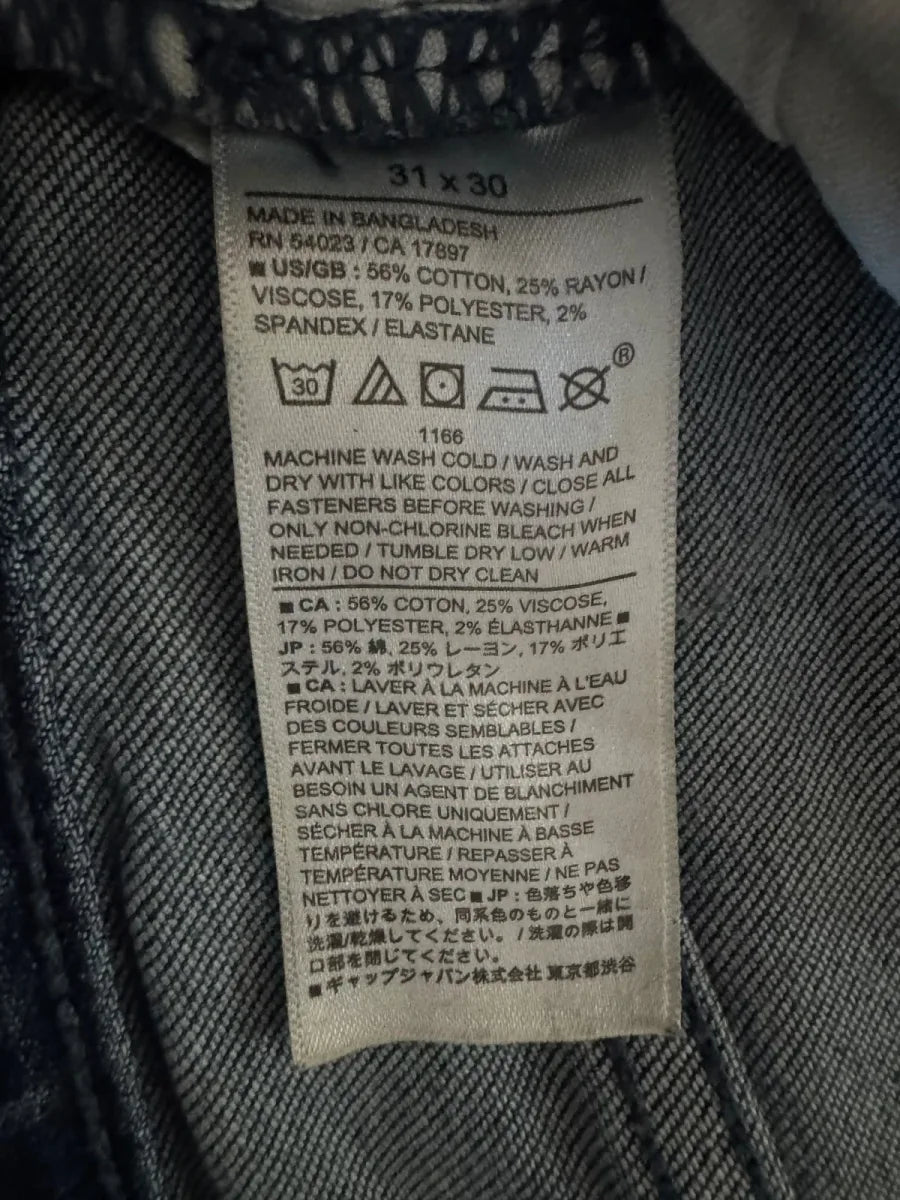 Banana Republic Traveler Slim Fit Stretch Jeans - tag