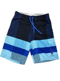 U.S. Polo Assn. Colorblock Stripe Board Shorts Navy - front