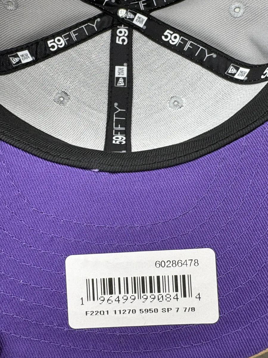 New Era LA Dodgers 59FIFTY Fitted Cap Gray - detail