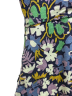 Toad&Co Floral Print Short Sleeve Dress Navy - detail