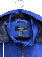 Forever 21 Color Block Windbreaker Jacket XL - label