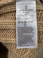 Banana Republic Cable Knit Turtleneck Sweater Beige XS - tag