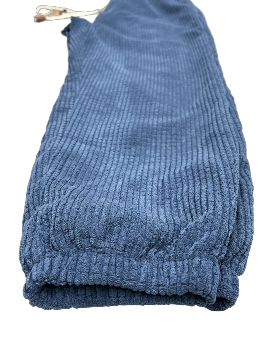 Kidoriman Textured Jogger Pants Blue - detail