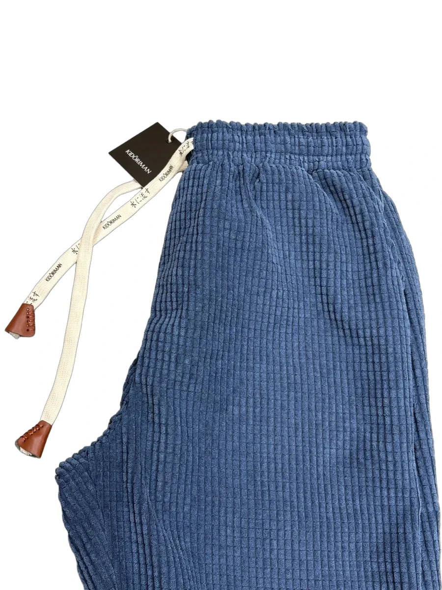 Kidoriman Textured Jogger Pants Blue - front