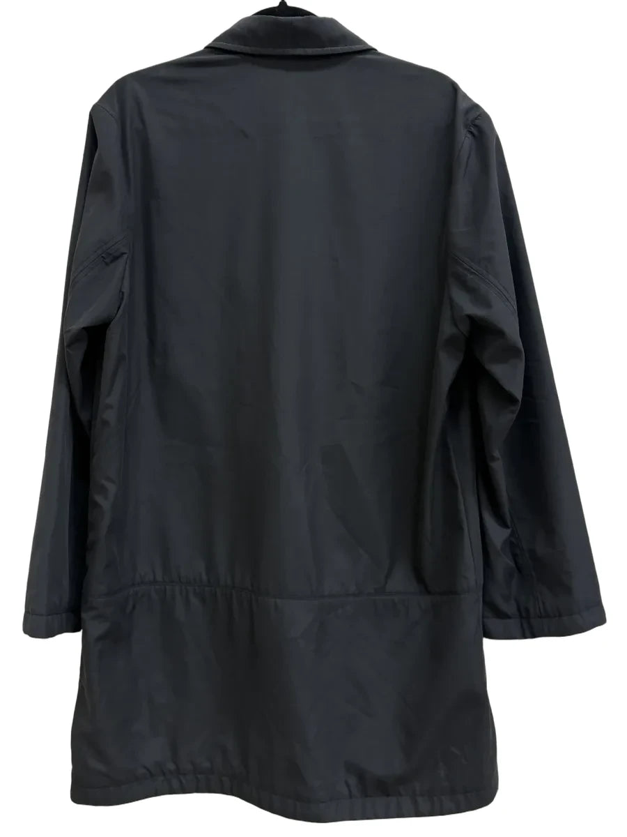 Kenneth Cole New York Black Polyester Long Coat - back