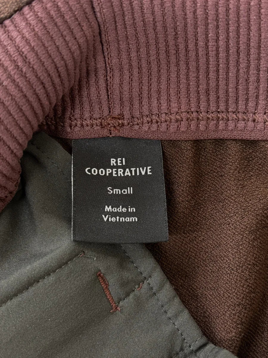 REI Cooperative Jogger Pants Dark Brown - tag