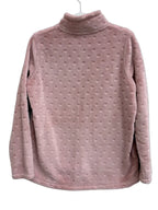 Jason Maxwell Pink Embossed Dot Fleece Full-Zip Jacket - back