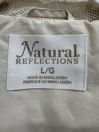 Natural Reflections Cream Essential Parka Jacket Hood - tag