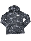 Under Armour Black Camo Print Youth Hoodie - front