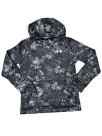 Under Armour Black Camo Print Youth Hoodie - front