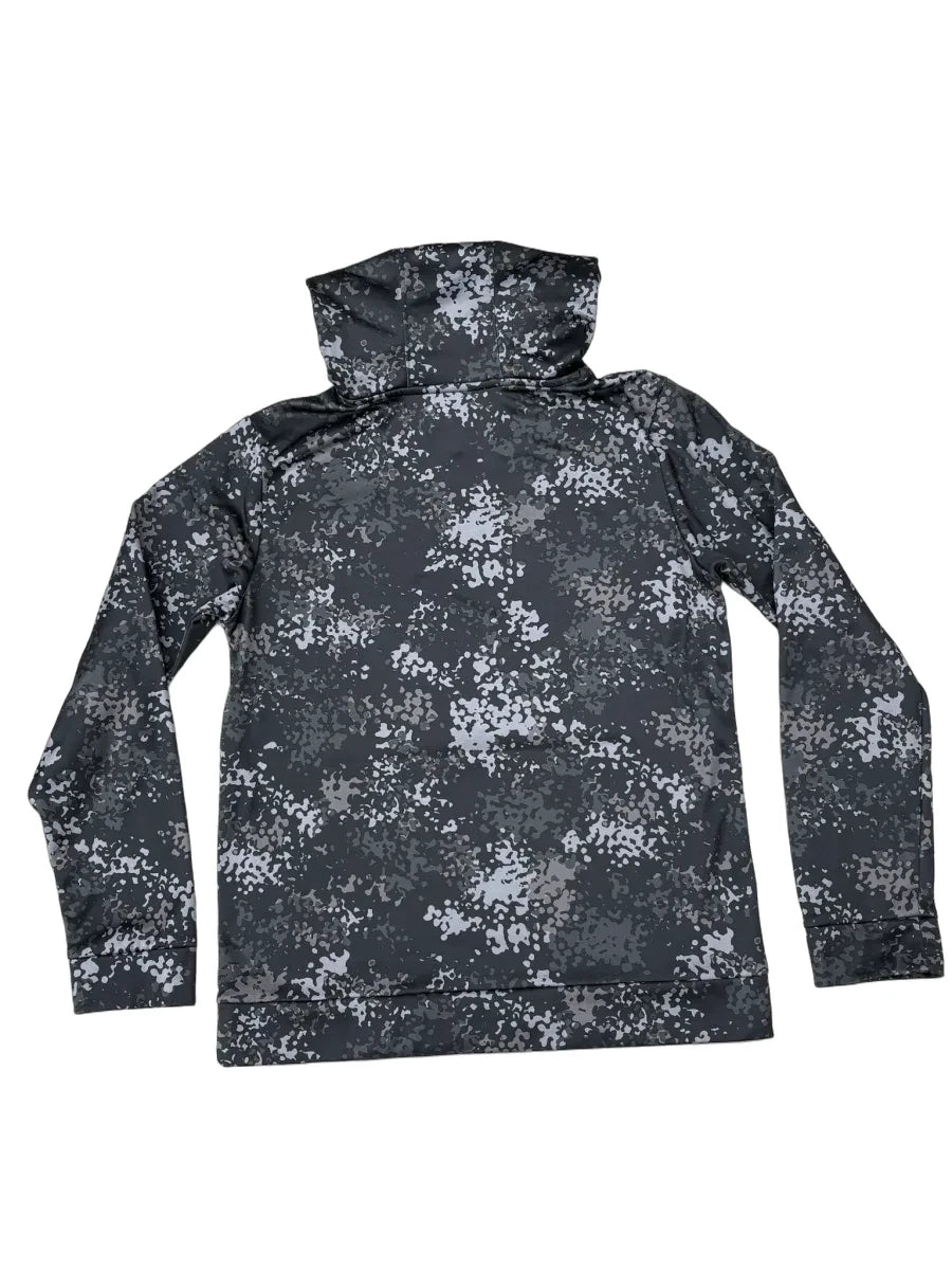 Under Armour Black Camo Print Youth Hoodie - back