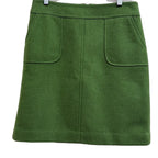 Talbots Wool Blend Mini Skirt Green - front