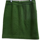 Talbots Wool Blend Mini Skirt Green - back