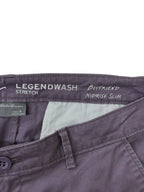 Eddie Bauer Legendwash Stretch Boyfriend Chino Purple - label