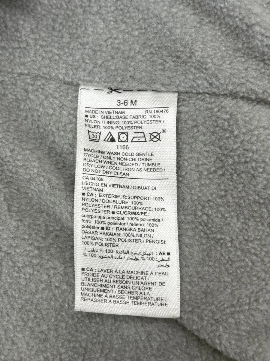 Old Navy Baby Puffer Jacket Bear Ears Hood - label