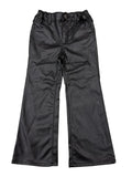 Gap 70s Flare Faux Leather Pants Black - front