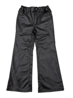 Gap 70s Flare Faux Leather Pants Black - front