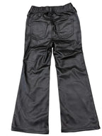 Gap 70s Flare Faux Leather Pants Black - back