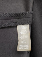 Calvin Klein V-Neck Sleeveless Fit and Flare Midi Dress Black - tag