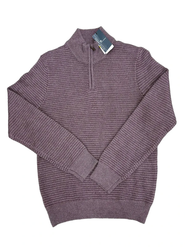 Perry Ellis Open-Front Shawl Collar Knit Sweater - front