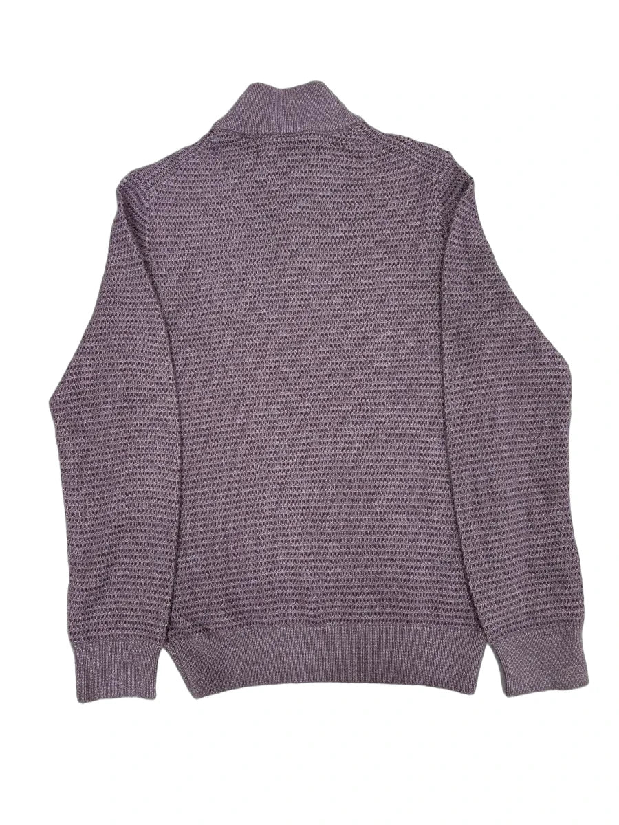 Perry Ellis Open-Front Shawl Collar Knit Sweater - back