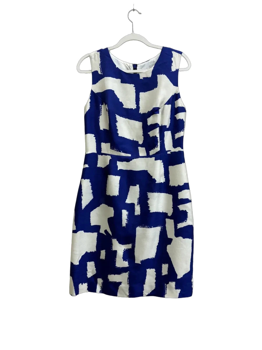 Kate Spade New York Abstract Print Sleeveless Shift Dress - front