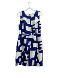 Kate Spade New York Abstract Print Sleeveless Shift Dress - front