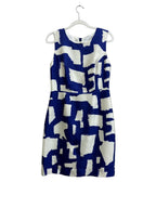 Kate Spade New York Abstract Print Sleeveless Shift Dress - front