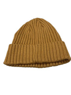 Timberland Ribbed Knit Cuffed Beanie Wheat - back