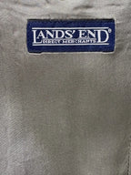 Lands' End Lambswool Two-Button Blazer Gray - tag