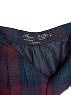 Alanni by Donny Brook Wool Plaid Vintage Trousers Burgundy - tag
