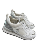 Michael Kors Allie Trainer Sneaker White Silver - detail