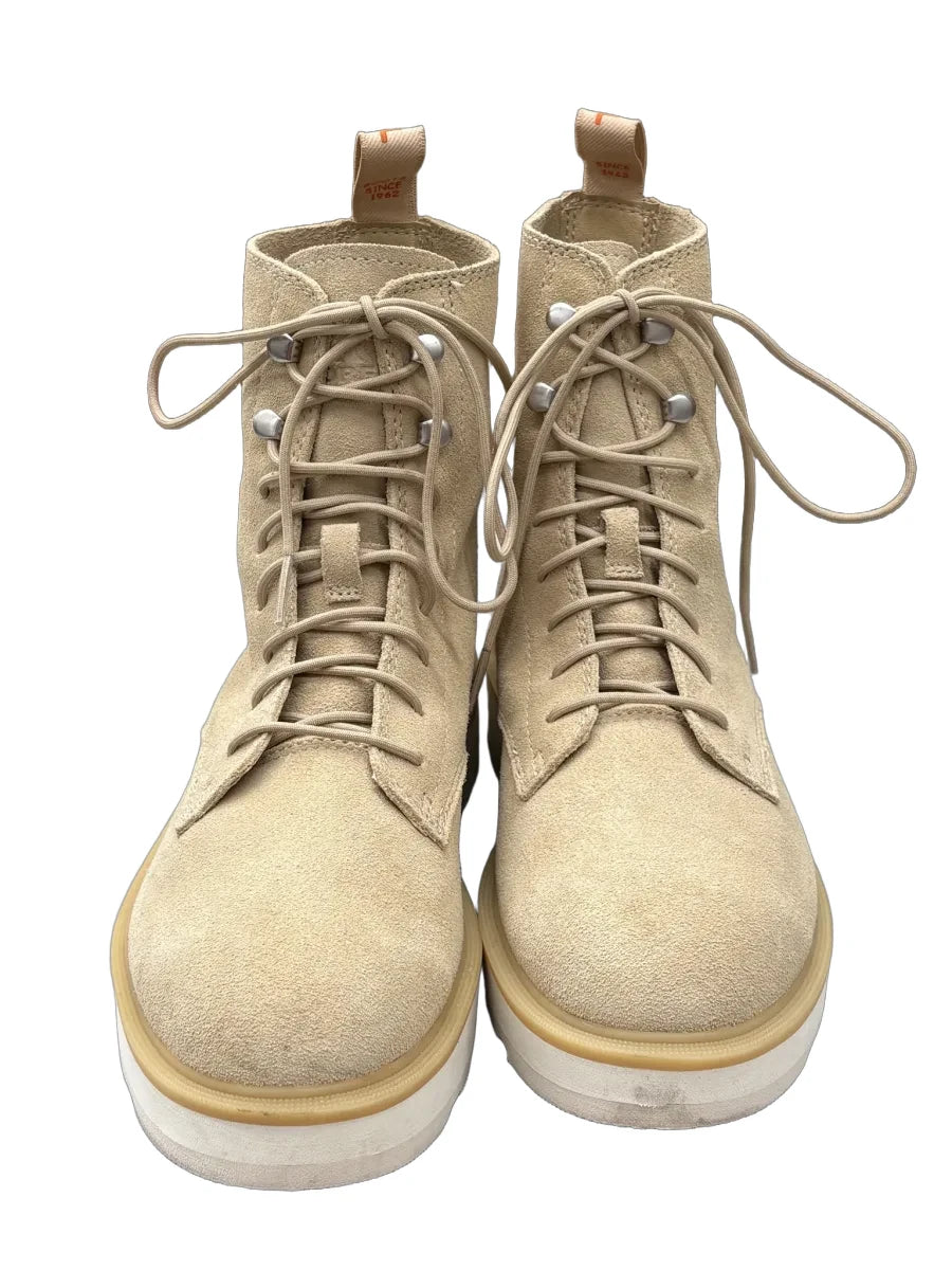 Sorel Explorer Next Lace-Up Suede Boot Beige - front