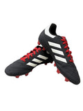 Adidas Goletto VII FG Soccer Cleat Black White Red - detail