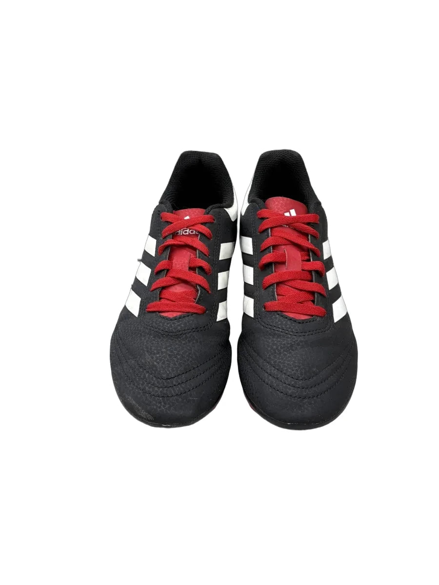Adidas Goletto VII FG Soccer Cleat Black White Red - front