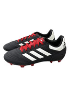 Adidas Goletto VII FG Soccer Cleat Black White Red - detail