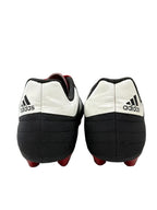 Adidas Goletto VII FG Soccer Cleat Black White Red - back