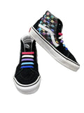 Vans Sk8-Hi Rainbow Checkerboard High-Top Sneaker - detail