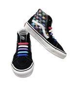 Vans Sk8-Hi Rainbow Checkerboard High-Top Sneaker - detail