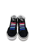 Vans Sk8-Hi Rainbow Checkerboard High-Top Sneaker - front