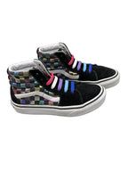 Vans Sk8-Hi Rainbow Checkerboard High-Top Sneaker - detail
