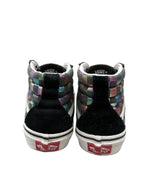 Vans Sk8-Hi Rainbow Checkerboard High-Top Sneaker - back