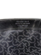 Cole Haan Black Leather Knee-High Riding Boots - label