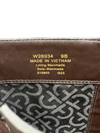 Cole Haan Brown Leather Knee-High Heeled Boots - label