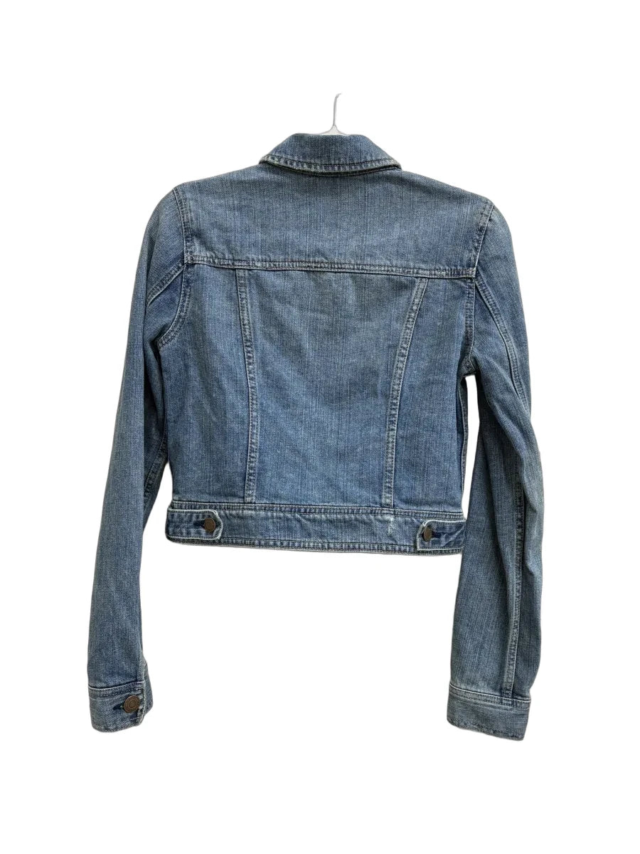American Eagle Light Wash Denim Trucker Jacket - back