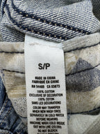 American Eagle Light Wash Denim Trucker Jacket - label