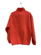 GAP Orange Fleece Snap Pullover Size S - back
